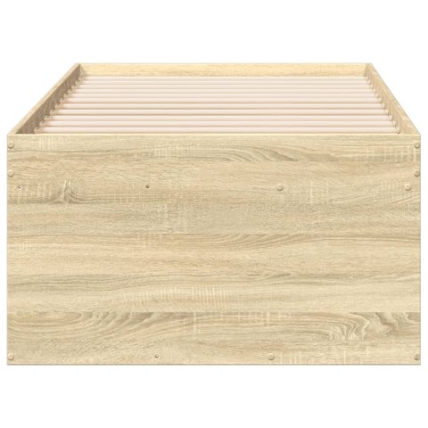 ŁÓŻKO DZIENNE Z SZUFLADAMI BEZ MATERACA DĄB SONOMA 100X200CM