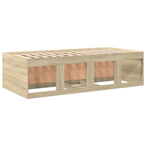 ŁÓŻKO DZIENNE Z SZUFLADAMI BEZ MATERACA DĄB SONOMA 100X200CM