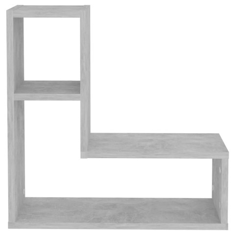 PÓŁKI ŚCIENNE 2 SZT. SZAROŚĆ BETONU 50X15X50CM