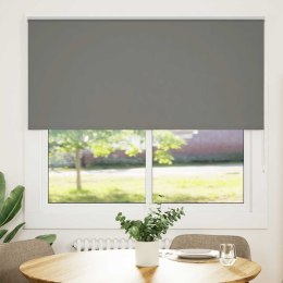 VidaXL Roleta zaciemniająca szara 145x175cm Szerokość tkaniny 141,6cm