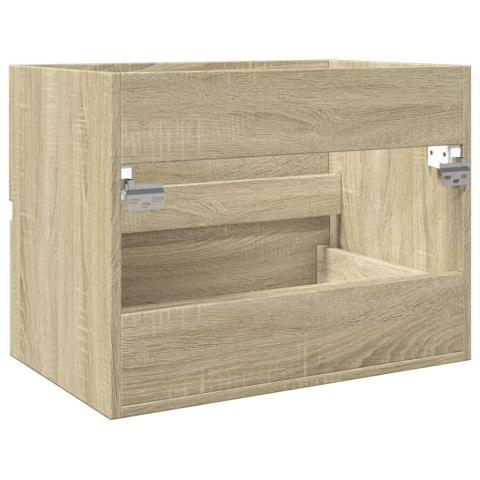 SZAFKA POD UMYWALKĘ DĄB SONOMA 60X38,5X45CM PŁYTA WIÓROWA