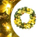 WIENIEC BOŻONARODZENIOWY Z DIODAMI LED ZIELONY 60CM PVC