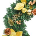 WIENIEC BOŻONARODZENIOWY Z DIODAMI LED ZIELONY 60CM PVC