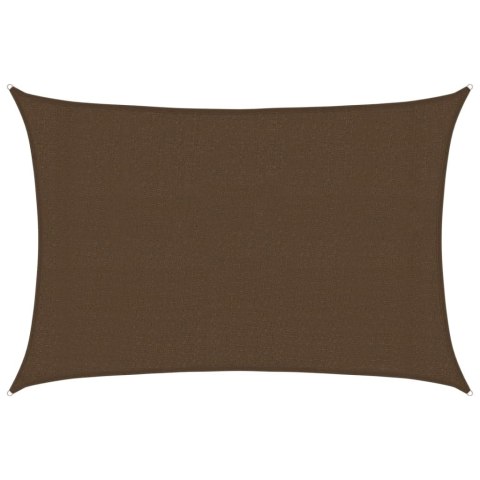 ŻAGIEL PRZECIWSŁONECZNY 160 G/M² BRĄZOWY 3X4 M HDPE
