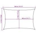 ŻAGIEL PRZECIWSŁONECZNY 160 G/M² BRĄZOWY 3X4 M HDPE
