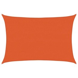 VidaXL Żagiel przeciwsłoneczny, 160 g/m², pomarańczowy, 4x6 m, HDPE