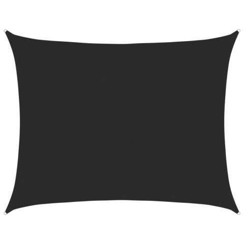 ŻAGIEL PRZECIWSŁONECZNY 160 G/M² PROSTOKĄTNY CZARNY 6X8 M