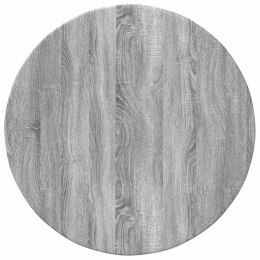 VidaXL Blat stołu Szary dąb sonoma Ø 60 x 1,5 cm