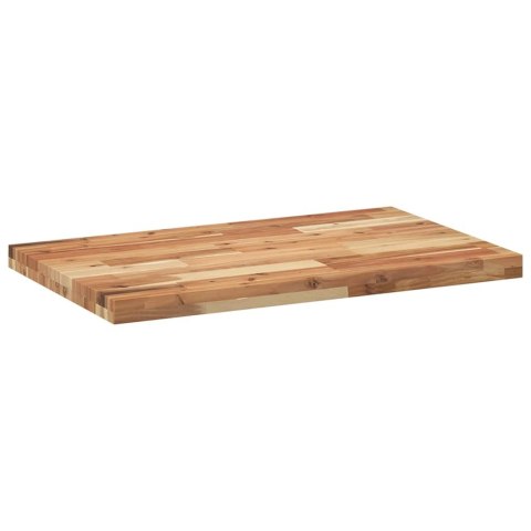 BLAT STOŁU PROSTOKĄTNY 100X50X4CM LITE DREWNO AKACJOWE