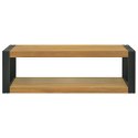 ŁAZIENKOWA PÓŁKA ŚCIENNA 110X45X35CM LITE DREWNO TEKOWE