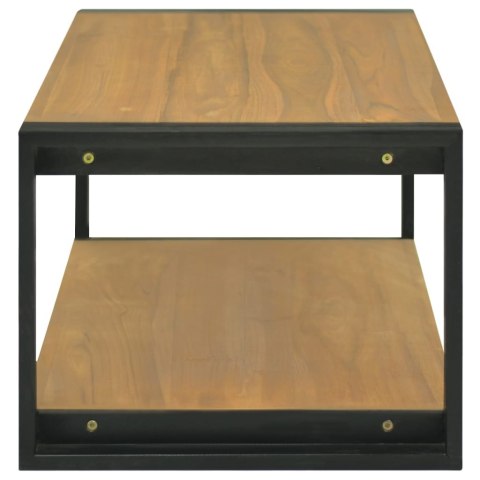 ŁAZIENKOWA PÓŁKA ŚCIENNA 110X45X35CM LITE DREWNO TEKOWE