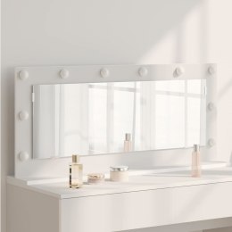 VidaXL Lustro toaletowe Prostokątny Z lustrem Biały 100 x 45 x 18 cm
