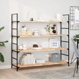 VidaXL Półka ścienna, 120x40x2 cm, surowe lite drewno akacjowe
