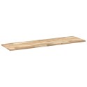 PÓŁKA ŚCIENNA 120X40X2CM SUROWE LITE DREWNO AKACJOWE
