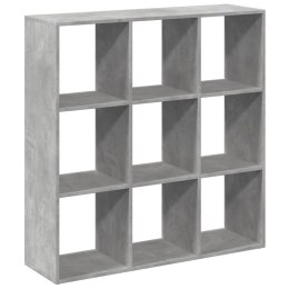 REGAŁ PRZEGRODA SZAROŚĆ BETONU 102X29X103,5CM