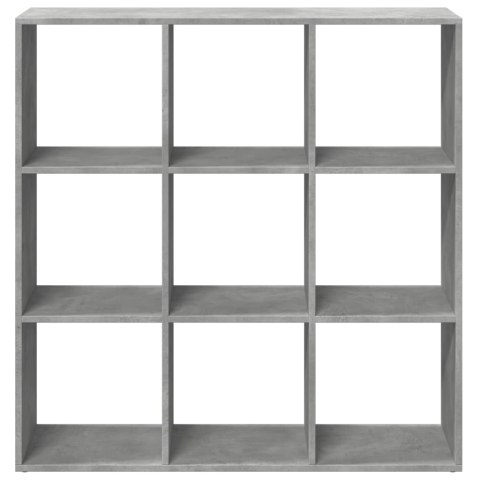 REGAŁ PRZEGRODA SZAROŚĆ BETONU 102X29X103,5CM