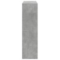 REGAŁ PRZEGRODA SZAROŚĆ BETONU 102X29X103,5CM
