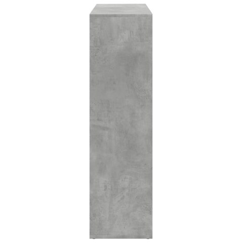 REGAŁ PRZEGRODA SZAROŚĆ BETONU 102X29X103,5CM