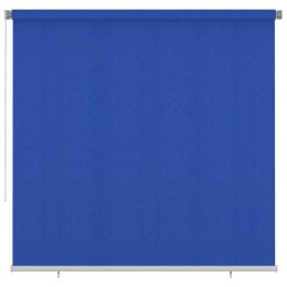 VidaXL Roleta zewnętrzna, 240x230 cm, niebieska, HDPE