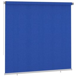 VidaXL Roleta zewnętrzna, 240x230 cm, niebieska, HDPE