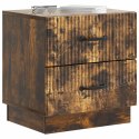 SZAFKA NOCNA Z SZUFLADĄ 2 PCS DĄB WĘDZONY 43X34,5X44,5CM