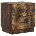 SZAFKA NOCNA Z SZUFLADĄ 2 PCS DĄB WĘDZONY 43X34,5X44,5CM