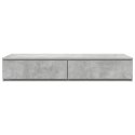 SZUFLADY DO ŁÓŻKA Z SZUFLADĄ BETONOWY SZARY 90X36,5X16,5CM