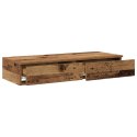 SZUFLADY DO ŁÓŻKA Z SZUFLADĄ STARE DREWNO 90X36,5X16,5CM