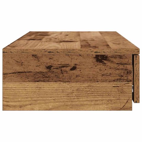 SZUFLADY DO ŁÓŻKA Z SZUFLADĄ STARE DREWNO 90X36,5X16,5CM