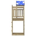WIEŻA ZABAW BRĄZOWY 85X52,5X239CM DREWNO IMPREGNOWANE LITE