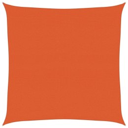 VidaXL Żagiel przeciwsłoneczny, 160 g/m², kwadrat, pomarańcz, 4x4 m