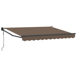VidaXL Markiza Ciemnoszary 3 x 2 m Poliester i Metal