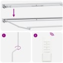 MARKIZA WYSUWANA CIEMNOSZARY 3X2 M POLIESTER I ALUMINIUM