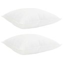 VidaXL Zestaw kołdry Biały 200 x 200 cm Bawełna, bambus, poliester