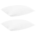 VidaXL Zestaw kołdry Biały 200 x 220 cm Bawełna, bambus, poliester