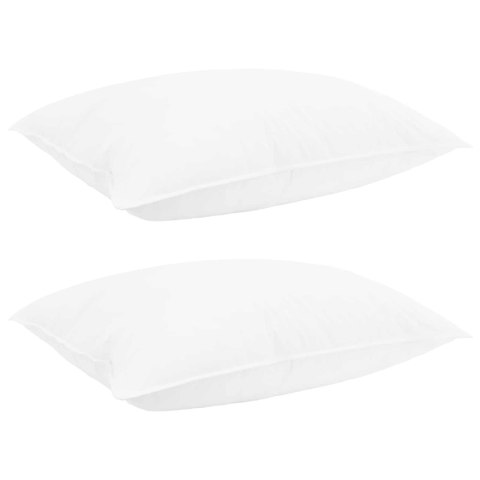 VidaXL Zestaw kołdry Biały 220 x 240 cm Bawełna, bambus, poliester