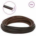 SKÓRZANY PASEK CIEMNY BRĄZ 1000X0,4CM SKÓRA