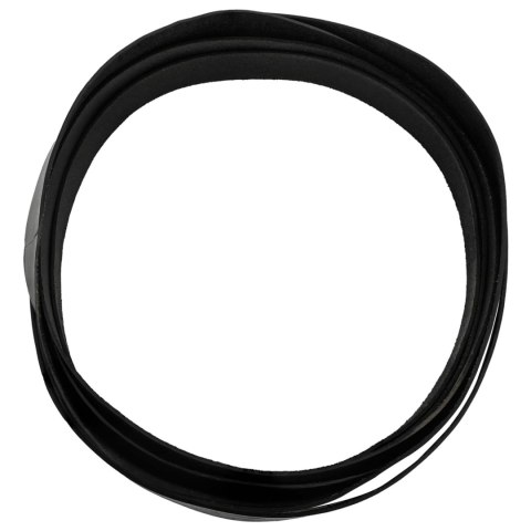 SKÓRZANY PASEK CZARNY 200X3CM SKÓRA