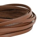 VidaXL Skórzany pasek brązowy 1000 x 0,5 cm Skóra