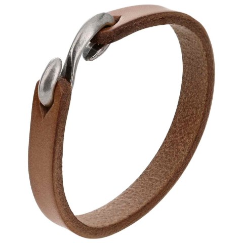 VidaXL Skórzany pasek brązowy 1000 x 0,6 cm Skóra