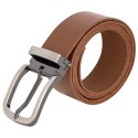 VidaXL Skórzany pasek brązowy 200 x 2,5 cm Skóra