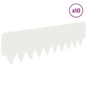 KRAWĘŻNIK DO TRAWNIKA 10 PCS 103X30CM METAL BIAŁY