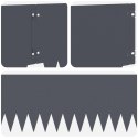 KRAWĘŻNIK DO TRAWNIKA 20 PCS 103X25CM METAL ANTRACYTOWY