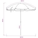 PARASOLKA OGRODOWA 240CM POLIESTER 170T POMARAŃCZOWY