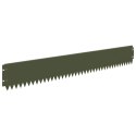 VidaXL Krawężnik do trawnika 10 pcs 103 x 15 cm Stal Oliwkowy zielony