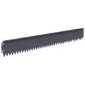 VidaXL Krawężnik do trawnika 10 pcs 103 x 15 cm Stal antracytowy
