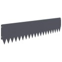 VidaXL Krawężnik do trawnika 10 pcs 103 x 25 cm Stal antracytowy