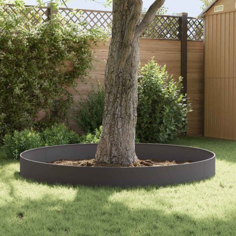 VidaXL Krawężnik do trawnika 10 pcs 103 x 30 cm Stal Czarny