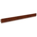 VidaXL Krawężnik do trawnika 20 pcs 103 x 10 cm Stal Rdzawy
