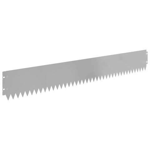 VidaXL Krawężnik do trawnika 20 pcs 103 x 15 cm Stal srebrny
